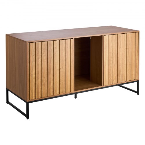 Cat Litter Box Enclosure Furniture 47.2 In Hidden Cabinet With Scratch Pad