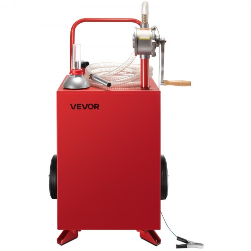 20 Gallon Fuel Caddy Gasoline Diesel Fuel Tank with Manual Transfer Pump