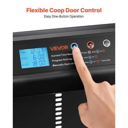 Automatic Chicken Coop Door Battery Powered Chicken Coop Door with Timer 1