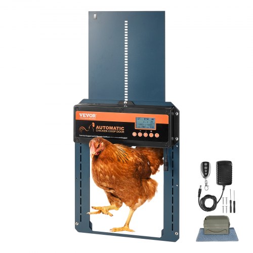 Automatic Chicken Coop Door Auto Chicken Door Opener with Timer Light