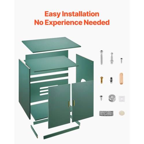 Cat Litter Box Enclosure 31.5 in Hidden Litter Box Cabinet Wooden Indoor