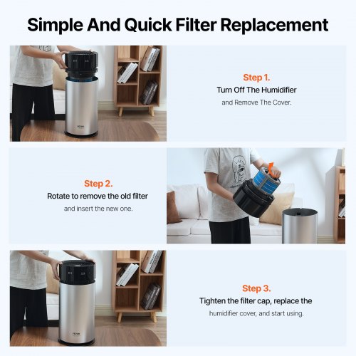 Evaporative Humidifier Replacement Filter 2Pack for 10L264G Model