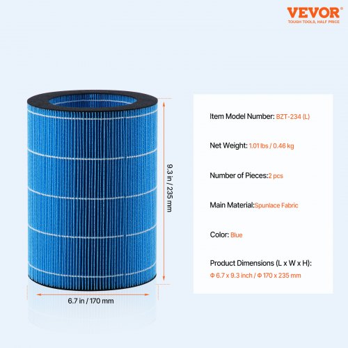 Evaporative Humidifier Replacement Filter 2Pack Compatible with 5L132G