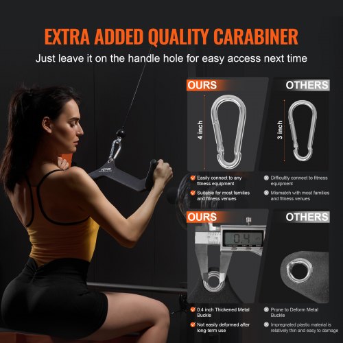 LAT Pulldown Attachments Cable Machine Rowing Tbar Vbar 5 Set Tricep