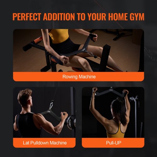 LAT Pulldown Attachments Cable Machine Rowing Tbar Vbar 5 Set Tricep