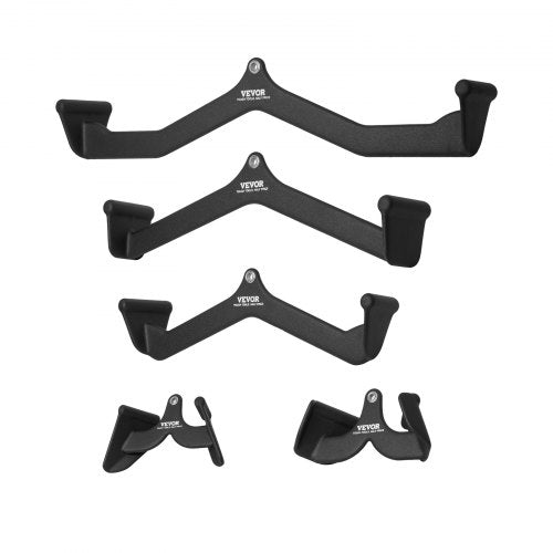 LAT Pulldown Attachments Cable Machine Rowing Tbar Vbar 5 Set Tricep