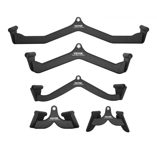 LAT Pulldown Attachments Cable Machine Rowing Tbar Vbar 5 Set Tricep