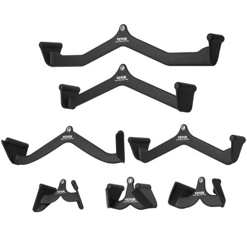 LAT Pulldown Attachments Cable Machine Rowing Tbar Vbar 7 Set Tricep
