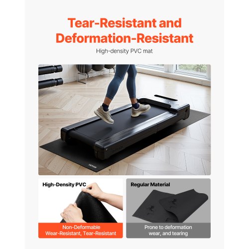Treadmill Mat for Carpet Floor 14 Thick 30 x 72 Exercise Equipment Mat