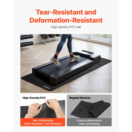 Foldable Walking Pad Treadmill Mat 14 Thick 24 x 68 Exercise Equipment