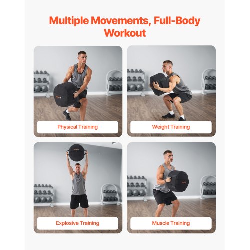 Workout Sandbag Heavy Duty Workout Power Bags with Handles 100 lbs45 kg