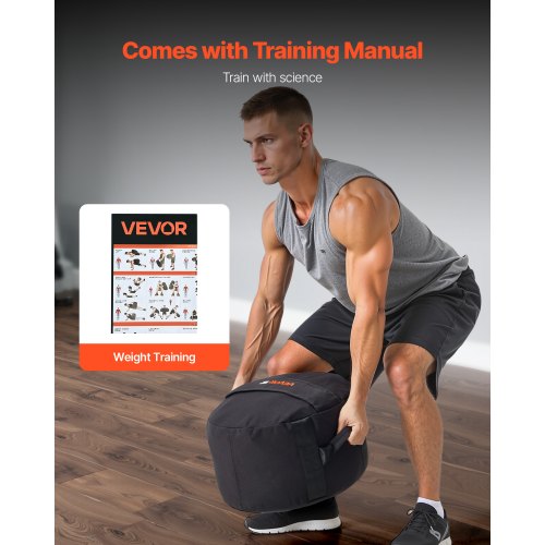 Workout Sandbag Heavy Duty Workout Power Bags with Handles 100 lbs45 kg