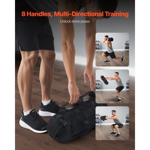 Workout Sandbag Heavy Duty Workout Power Bags with Handles 525 lbs