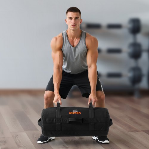 Workout Sandbag Heavy Duty Workout Power Bags with Handles 2575 lbs