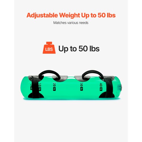 Water Weights Aqua Bag Large Aqua Bags for Workout 50 lbs Adjustable