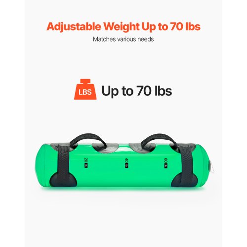 Water Weights Aqua Bag Large Aqua Bags for Workout 70 lbs Adjustable