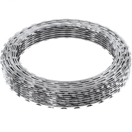 Razor Wires 98 ft Razor Barbed Wire 2 Rolls Razor Wire Fencing Razor