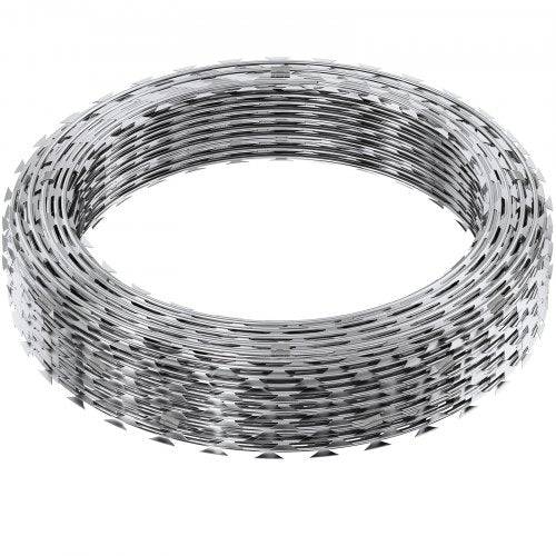 Razor Wires 98 ft Razor Barbed Wire 2 Rolls Razor Wire Fencing Razor