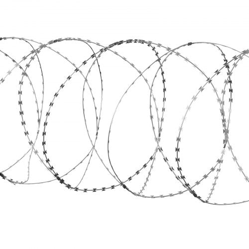 Razor Wires 98 ft Razor Barbed Wire 2 Rolls Razor Wire Fencing Razor