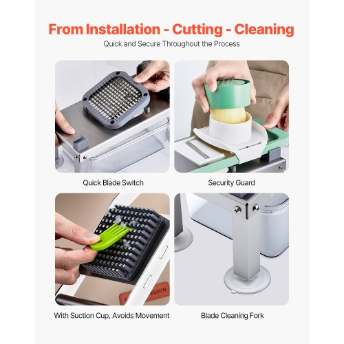 Vegetable Chopper Mandoline Slicer Allin1 Food Veggie Cutter