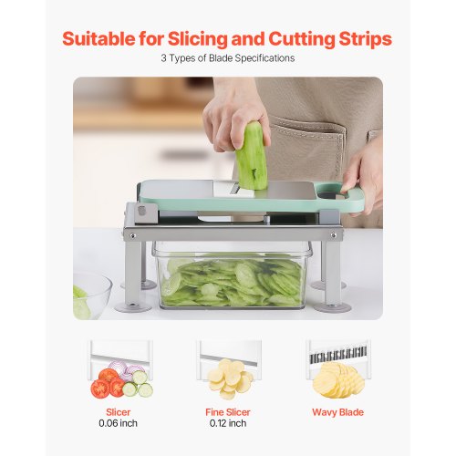 Vegetable Chopper Mandoline Slicer Allin1 Food Veggie Cutter