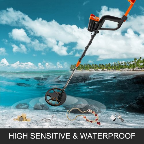 Metal Detector Waterproof Disc Metal detectors Underwater Underground high