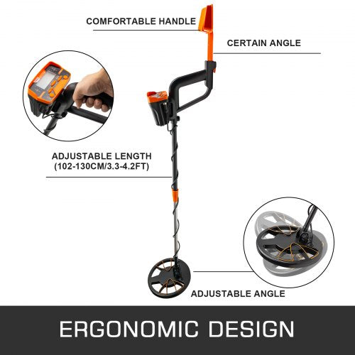 Metal Detector Waterproof Disc Metal detectors Underwater Underground high
