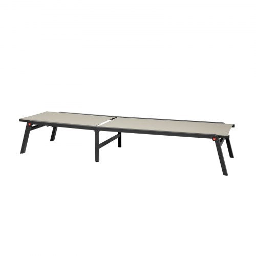 Outdoor Chaise Lounge Chair 400 lbs Weight Capacity Foldable Sun Tanning