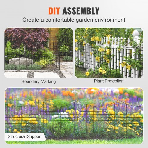 Garden Fence 366inH x295inL Animal Barrier Fence Underground