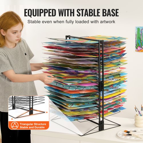 Art Drying Rack 50 Removable Shelves 20 x 17 x 30 inch Paint Drying Rack
