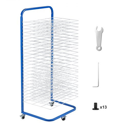 Art Drying Rack 25 Removable Shelves 17 x 13 x 39.4 inch Paint Drying Rack