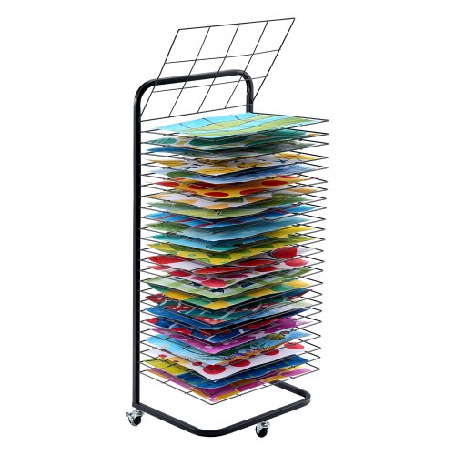 Art Drying Rack 25 Removable Shelves 17 x 13 x 39.4 inch Paint Drying Rack