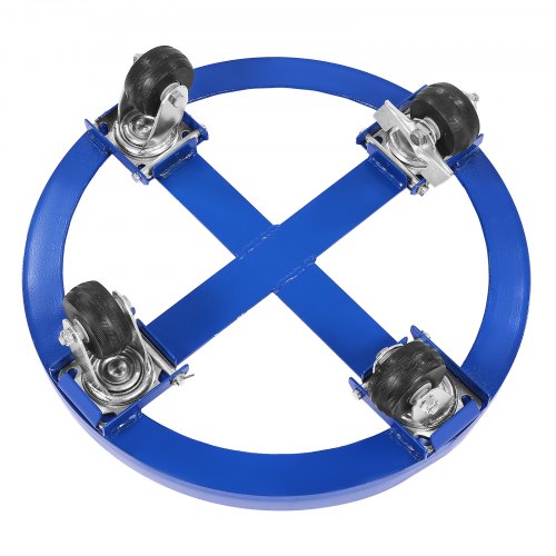 55 Gallon Drum Dolly 2000 lbs Load Capacity HeavyDuty Barrel Dolly with Cross