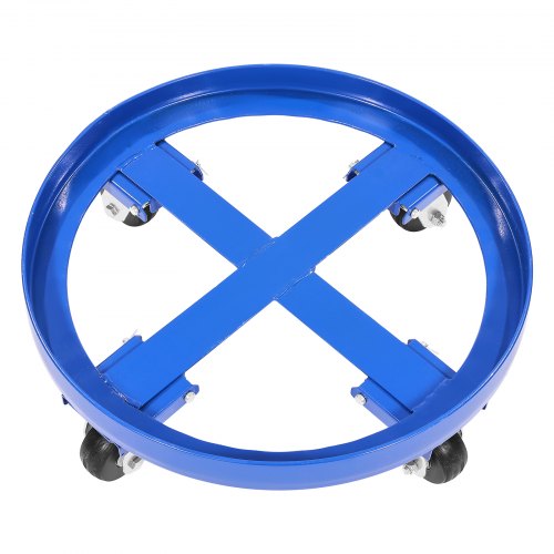 55 Gallon Drum Dolly 2000 lbs Load Capacity HeavyDuty Barrel Dolly with Cross