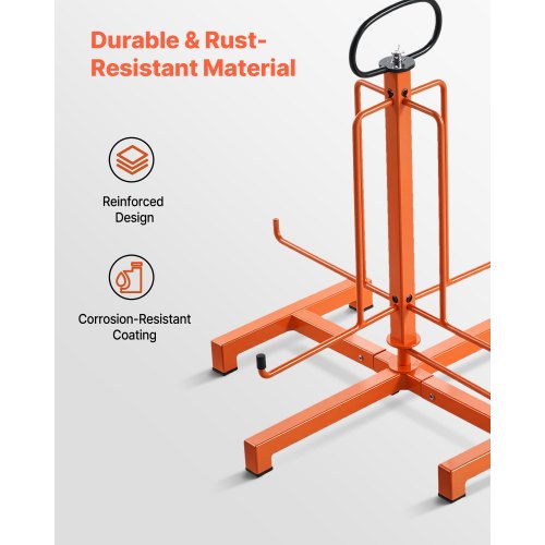 Cable Dispenser Floor or Stud Mounted Wire Spool Rack Portable Wire Rack