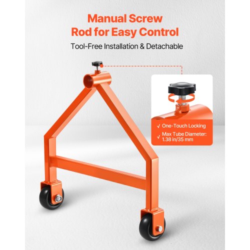 Wire Spool Rack 220 lbs Load Capacity Portable Cable Caddy Moveable Wire