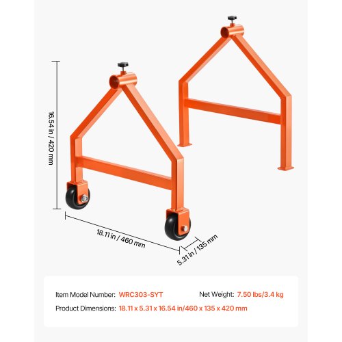 Wire Spool Rack 220 lbs Load Capacity Portable Cable Caddy Moveable Wire