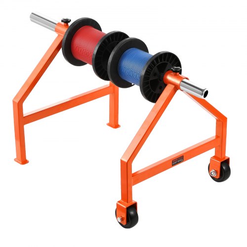 Wire Spool Rack 220 lbs Load Capacity Portable Cable Caddy Moveable Wire