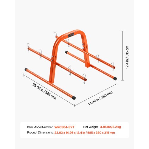 Wire Spool Rack 100 lbs Capacity Smart Hand Caddy HeavyDuty Steel Wire