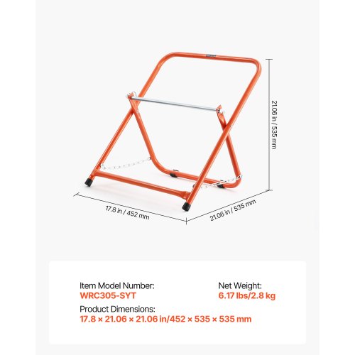 Cable Caddy Heavy Duty Steel Frame Spool Holder for Electrical Wires