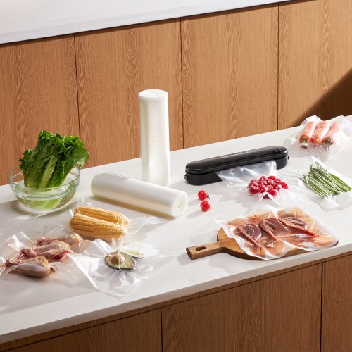 Vacuum Sealer Bags 2 Rolls 11 In x 50 Ft NonBPA Food Grade Seal A Meal