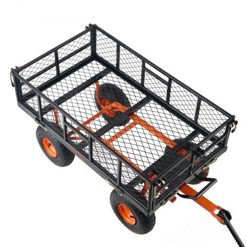 Garden Cart Sturdy Metal Construction with Simple Assembly Versatile Dump