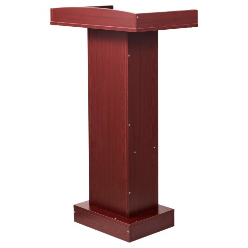 Podium Stand 41Inch Wooden Lectern Laptop Desk with Wide Reading Surface