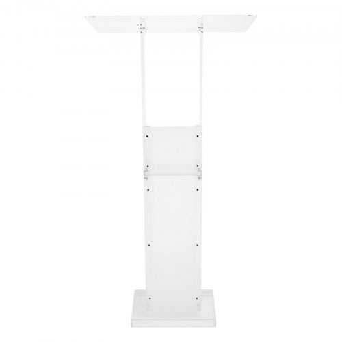 Podium Stand 50Inch Acrylic Lectern Portable Laptop Desk with Wide