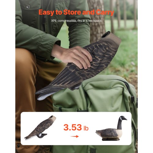 Canada Goose Decoys Outdoors Goose Decoy for Waterfowl Hunting Durable