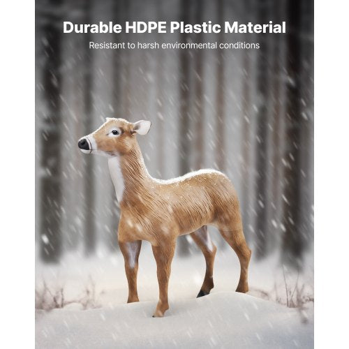 Deer Decoy Outdoor Deer Decoys for Hunting Realistic Durable HDPE Doe