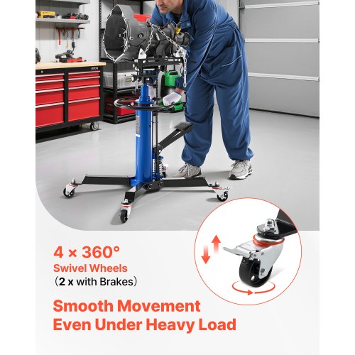 Hydraulic Transmission Jack 1322 lbs6 Ton Lifting Capacity Telescoping