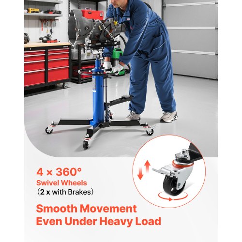 Hydraulic Transmission Jack 1660 lbs75 Ton Lifting Capacity
