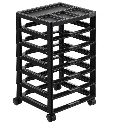 Scrapbook Rolling Storage Cart 6Tier Large Capacity with Organizer Top