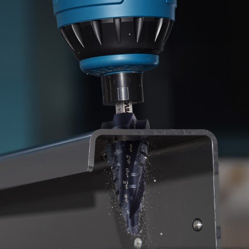 Step Drill Bit Set 18  78 inch 3 Pieces Step Drill Bits 14 inch Hex